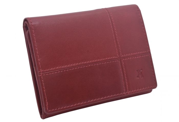Dámska peňaženka červená z pravej kože