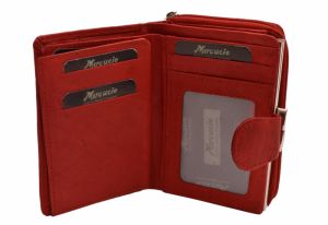 Dámska peňaženka červená z pravej kože