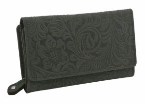 Dámska peňaženka z pravej kože zelená farba