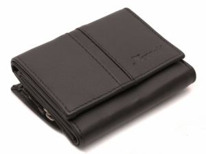 Dámska peňaženka z kože čierna farba
