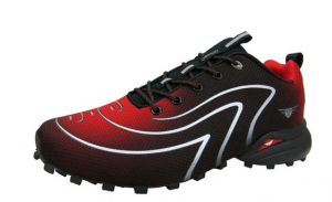 Pánske športové botasky červeno-čierne