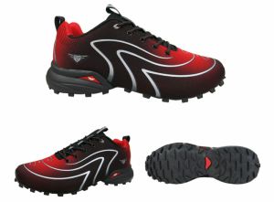Pánske športové botasky červeno-čierne