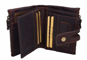 Pánska kožená peňaženka hnedá farba